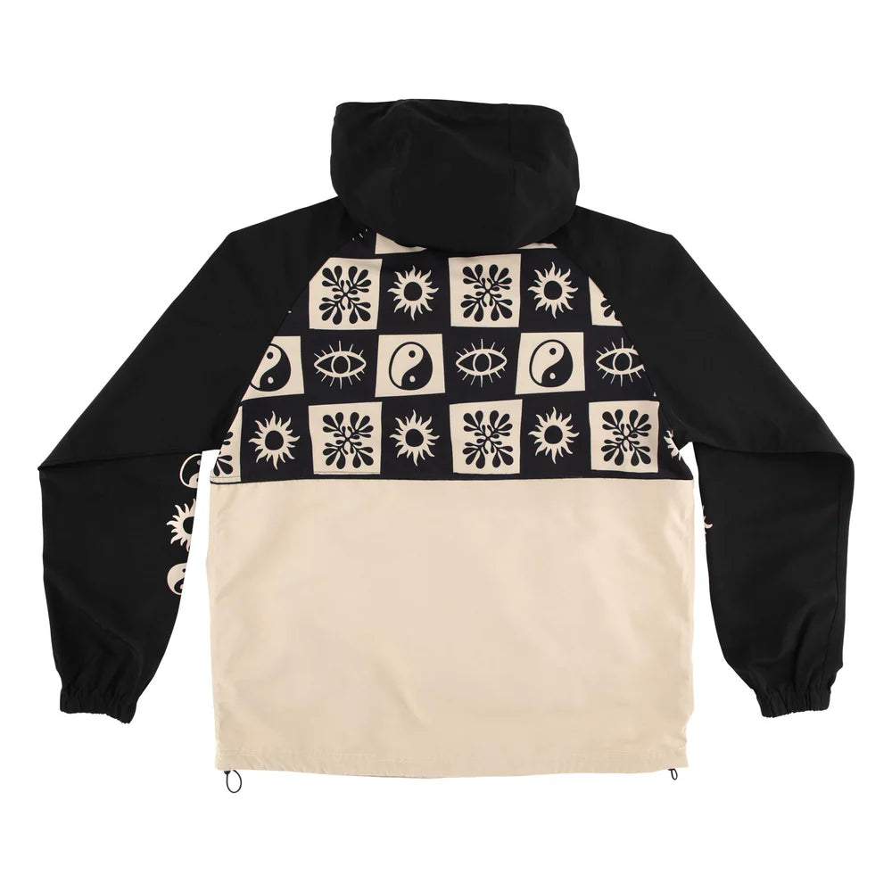 Corta Vento Strange Check Mens Santa Cruz Anorak